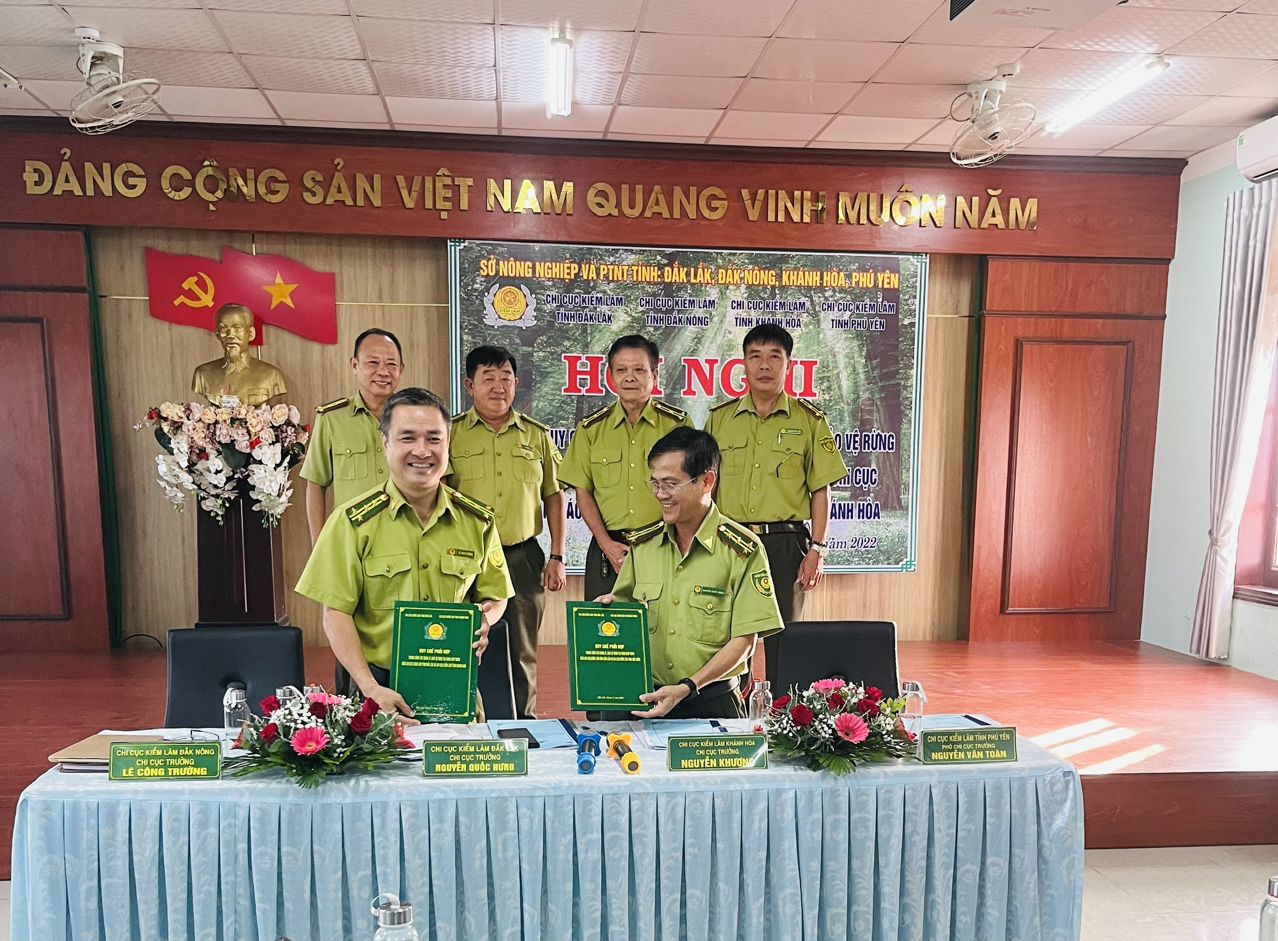 Tổng kết Quy chế phối hợp trong công tác quản lý, bảo vệ rừng tại vùng giáp ranh giữa tỉnh Đắk Lắk với các tỉnh Đắk Nông, Phú Yên, Khánh Hòa